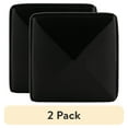 thumbnail image 1 of (2 pack) Mainstays 2.25" Square Single Black Metal Wall Hook, 1 of 6