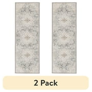 (2 pack) Mainstays 20" x 60" Persian Medallion Indoor Runner Rug
