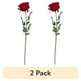 thumbnail image 1 of (2 pack) Mainstays 29 in Artificial Blooming Red Rose Indoor Stem, 1 of 11