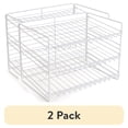 thumbnail image 1 of (2 pack) Mainstays 3-Tier Can Organizer Dispenser Rack, Steel, White, 1 of 13