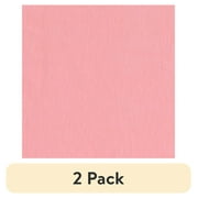 (2 pack) Mainstays 1.5 Yards 100% Cotton Light-weight Flannel Solid, Light Pink, 42" Wide for Crafts