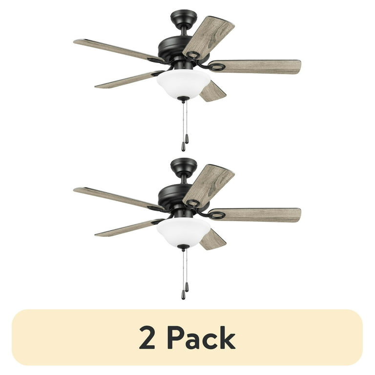 F♡ Mainstays Black Ceiling Fan - LED Lights, Reversible Airflow
