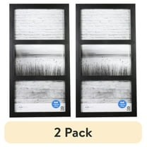 (2 pack) Mainstays 4x6 3-Opening Linear Gallery Collage Picture Frame, Black