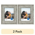 thumbnail interactive-video image 1 of (2 pack) Mainstays – 5x7 Picture Frame – Rustic Gray Tabletop Photo Frame, 1 of 10