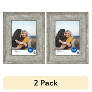 (2 pack) Mainstays 5 x 7 Rustic Gray Tabletop Picture Frame