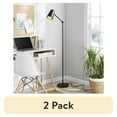 thumbnail image 1 of (2 pack) Mainstays 64 inch Black Architect Floor Lamp, Matte Metal Finish, 1 of 7