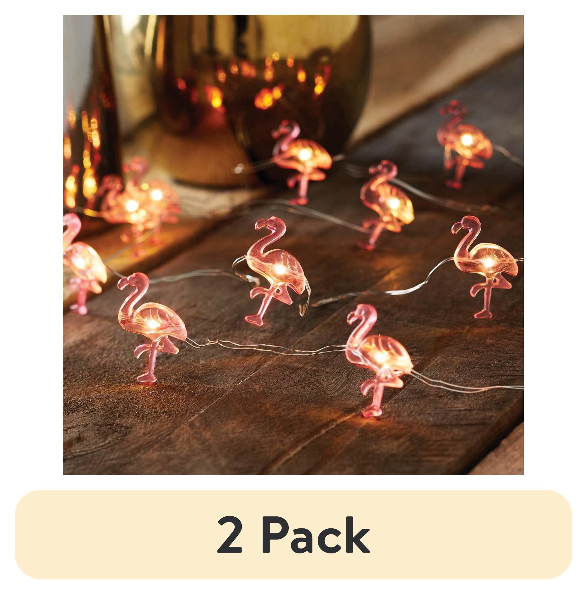 (2 pack) Mainstays Flamingo Light 18 Count