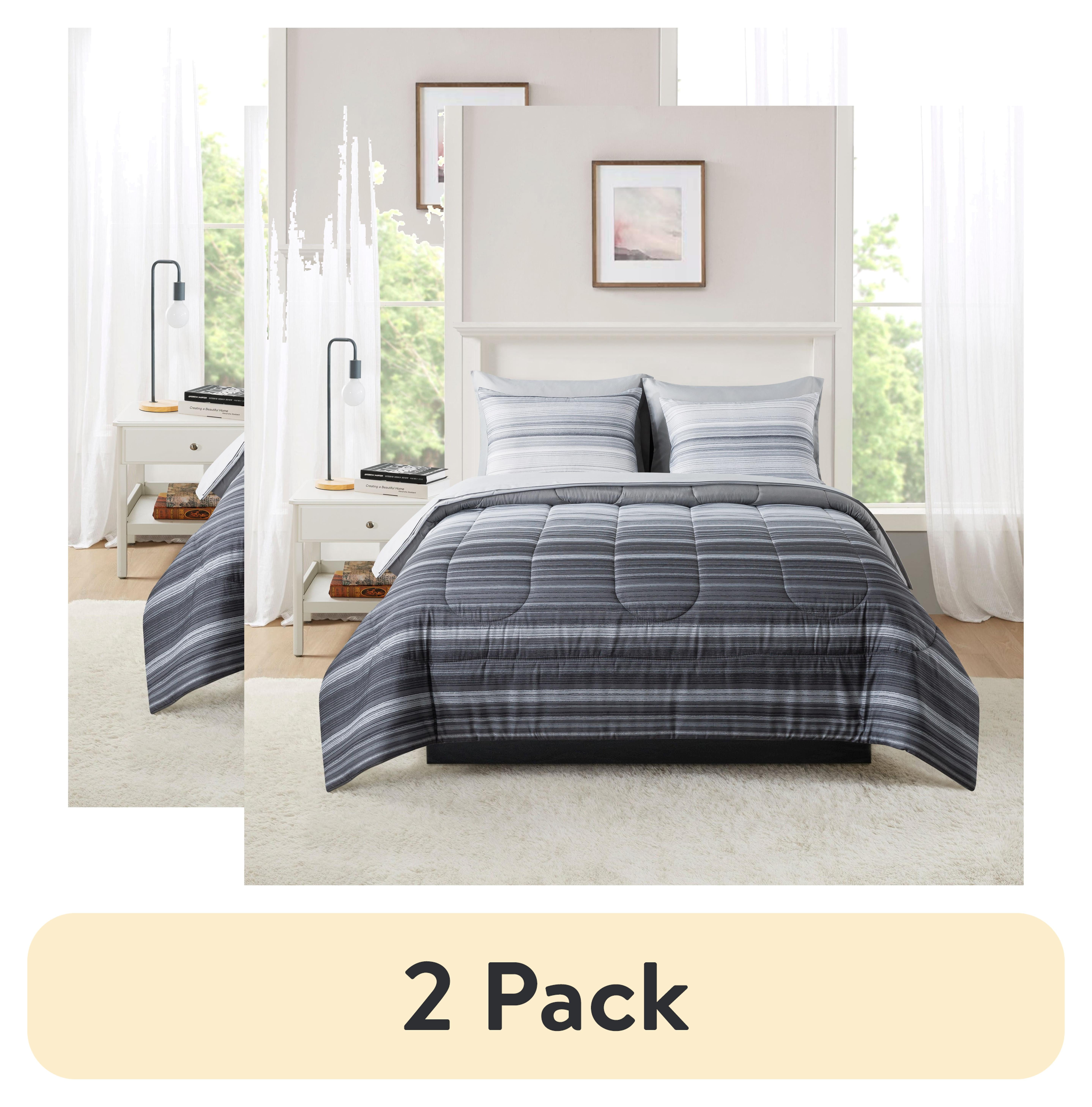 Mainstays 5-7 Piece Bed in a Bag Comforter Set with Sheets