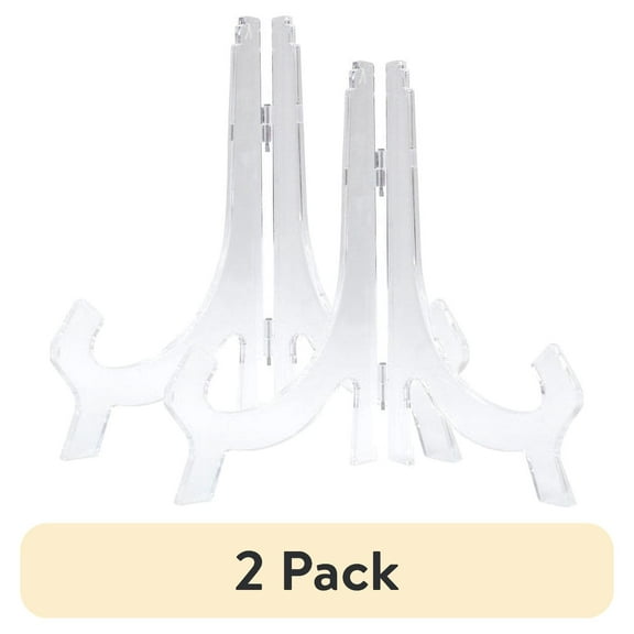 (2 pack) Mainstays – 8" Picture Frame – Clear Acrylic Tabletop Photo Frame