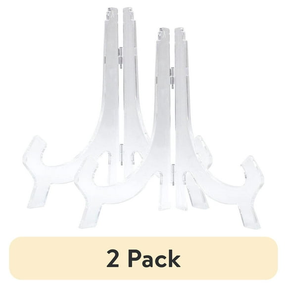 (2 pack) Mainstays – 8" Picture Frame – Clear Acrylic Tabletop Photo Frame