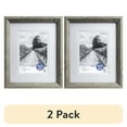 thumbnail image 1 of (2 pack) Mainstays 8x10 Bevel Gray Tabletop Picture Frame, 1 of 6