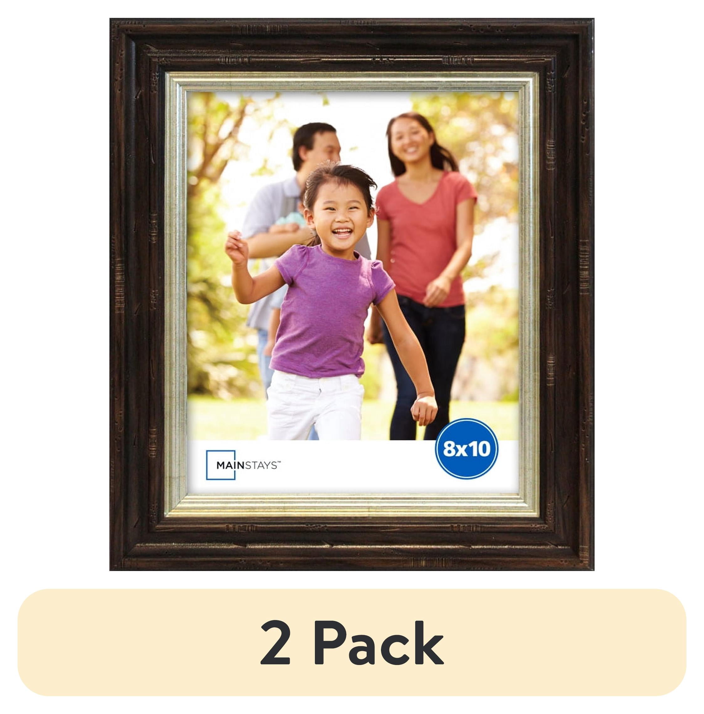 (2 pack) Mainstays Wide 5x7 Walnut Photo Frame - Walmart.com
