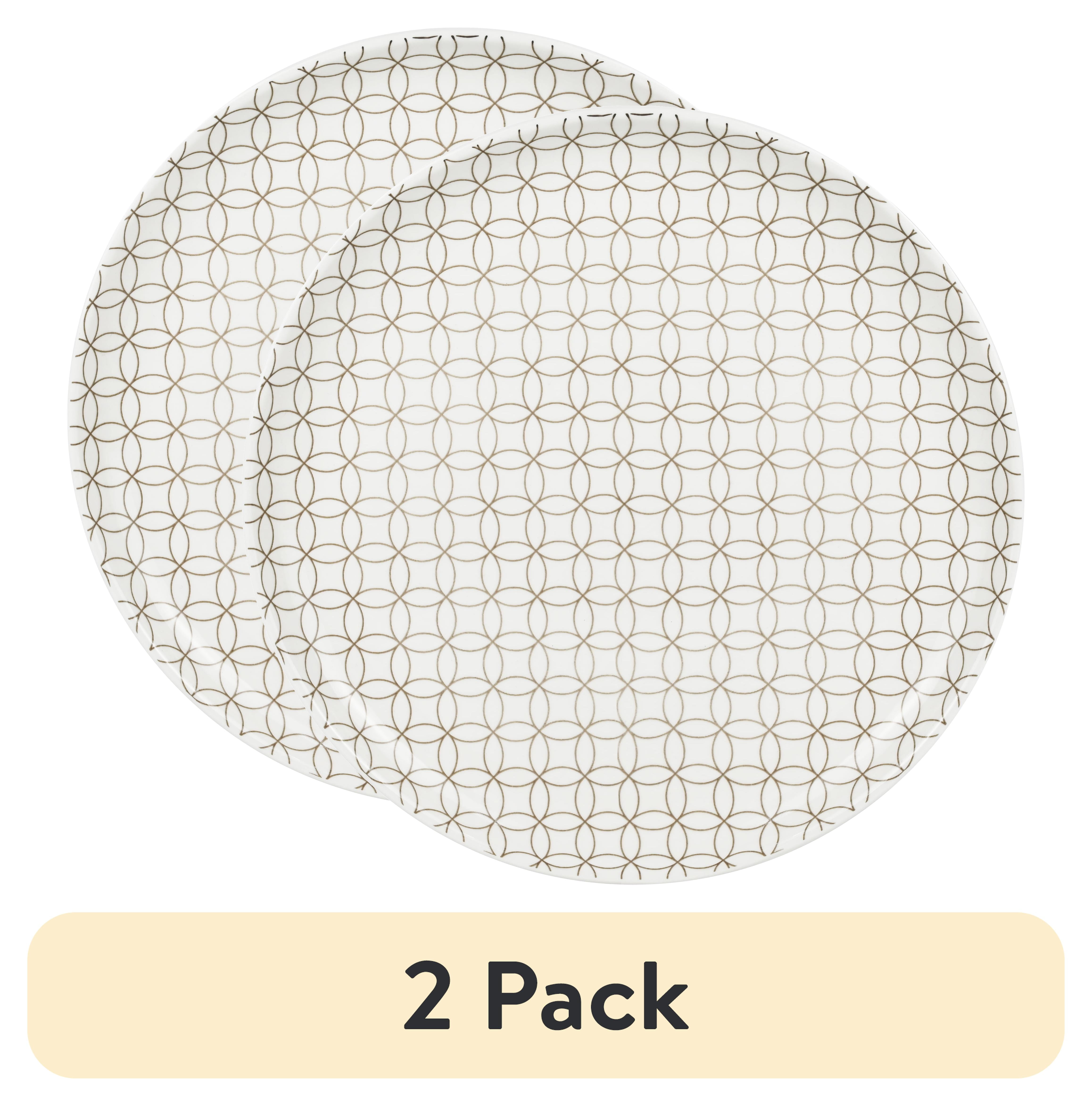 Mainstays Alessandra Black 4-pack Stoneware Dinner Plate Set Mainstays Alessandra Black 4-pack Stoneware Dinner Plate Set
