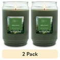 thumbnail image 1 of (2 pack) Mainstays Single-Wick Scented Glass Jar Candle, Alpine Forest, 20oz., 1 of 9