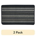 thumbnail image 1 of (2 pack) Mainstays Apollo Striped Indoor Polypropylene Area Rug, Navy, 17.4" x 30", 1 of 7