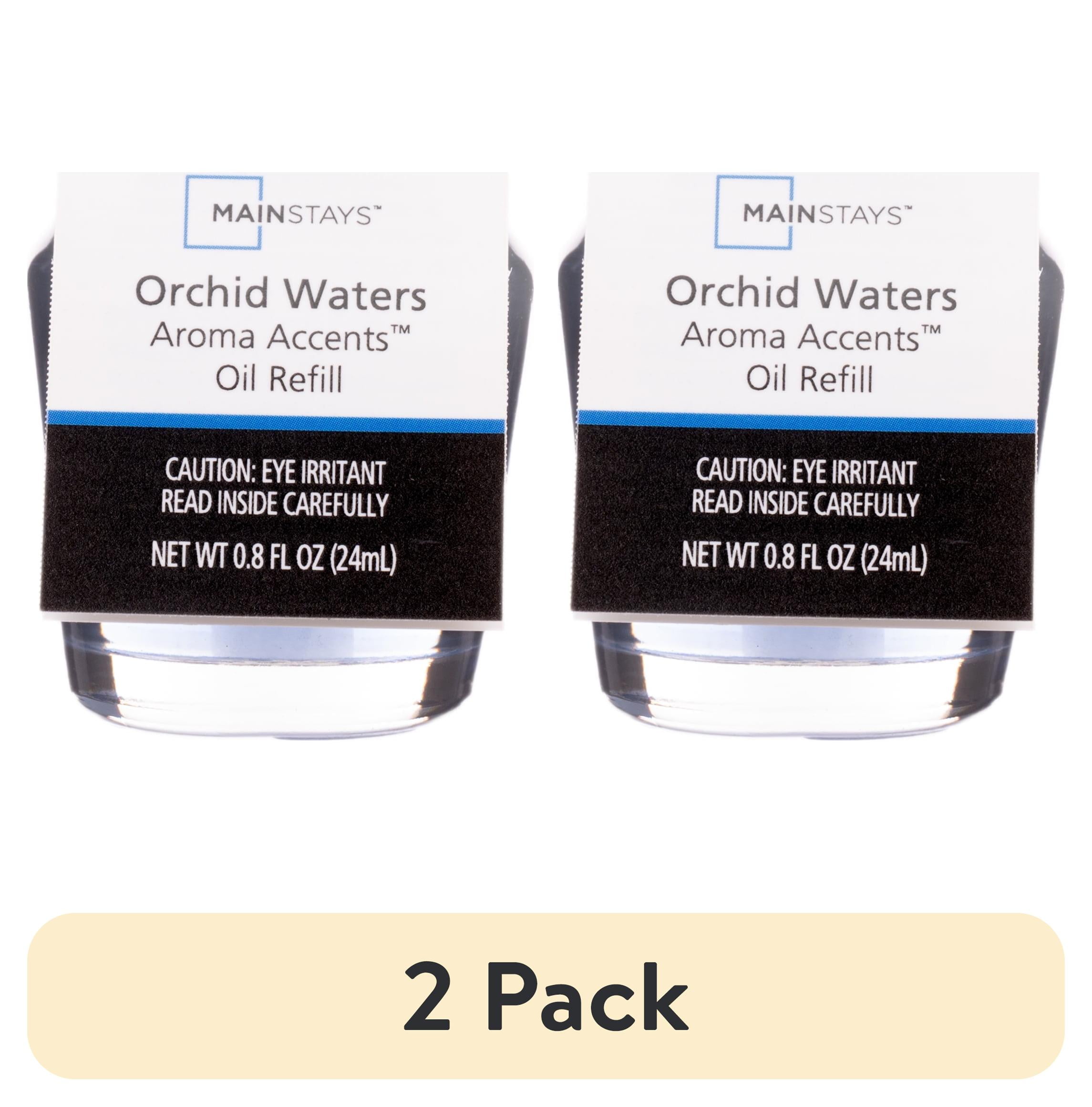 (2 pack) Mainstays Aroma Accents Oil Refill, Orchid Waters