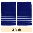 thumbnail image 1 of (2 pack) Mainstays Beach Towel, Royal Blue Multi-Stripe, 1 of 6