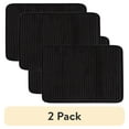 thumbnail image 1 of (2 pack) Mainstays Black 2-Piece Performance Foam 17"x 24" Bath Rug Set, 1 of 10