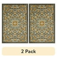 thumbnail image 1 of (2 pack) Mainstays Bright Persian Medallion Rust Multicolor Indoor Accent Rug, 2'6" x 3'10", 1 of 9
