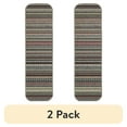 thumbnail image 1 of (2 pack) Mainstays Carnival Stripe Polypropylene Assorted Multi Colors Indoor Area Rug, 20" x 54", 1 of 7