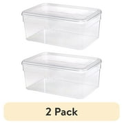 2 pack 2 pack 2 pack 2 pack Mainstays Clear Glossy Plastic Small Shoe Box with Lid