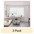 thumbnail image 1 of (2 pack) Mainstays Cordless Polyester Light Filtering Cellular Shade, 1-Piece, White, 30" W x 72" L, 1 of 10