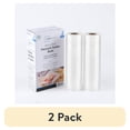 thumbnail image 1 of (2 pack) Mainstays 8" x 20' Vacuum Sealer Bag Rolls, 2-Count Vacuum Seal Rolls for Food Storage and Sous Vide, Works With All Brands Food Vacuum Sealer Machines, 40 Feet Total, 1 of 6