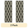 thumbnail image 1 of (2 pack) Mainstays Diamond Geometric High Low Pile Gray Indoor Runner Rug, 1'9"x5', 1 of 8