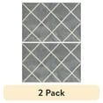 thumbnail image 1 of (2 pack) Mainstays Diamond Plush Grey Indoor 30" x 45" Accent Rug, 1 of 8