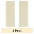 thumbnail image 1 of (2 pack) Mainstays Dylan Solid Diamond Olefin Beige Indoor Runner Rug, 2'x6', 1 of 10