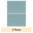 thumbnail image 1 of (2 pack) Mainstays Dylan Solid Diamond Olefin Blue Indoor Accent Rug, 1'8"x2'6", 1 of 10