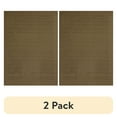thumbnail image 1 of (2 pack) Mainstays Dylan Solid Diamond Olefin Brown Indoor Area Rug, 5' x 7', 1 of 9