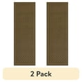 thumbnail image 1 of (2 pack) Mainstays Dylan Solid Diamond Olefin Brown Indoor Runner Rug, 2'x6', 1 of 10