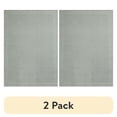 thumbnail image 1 of (2 pack) Mainstays Dylan Solid Diamond Olefin Pewter Gray Indoor Area Rug, 7' x 10', 1 of 9