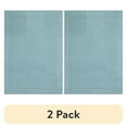 thumbnail image 1 of (2 pack) Mainstays Dylan Solid Diamond Traditional Blue Indoor Area Rug, 7' x 10', 1 of 9