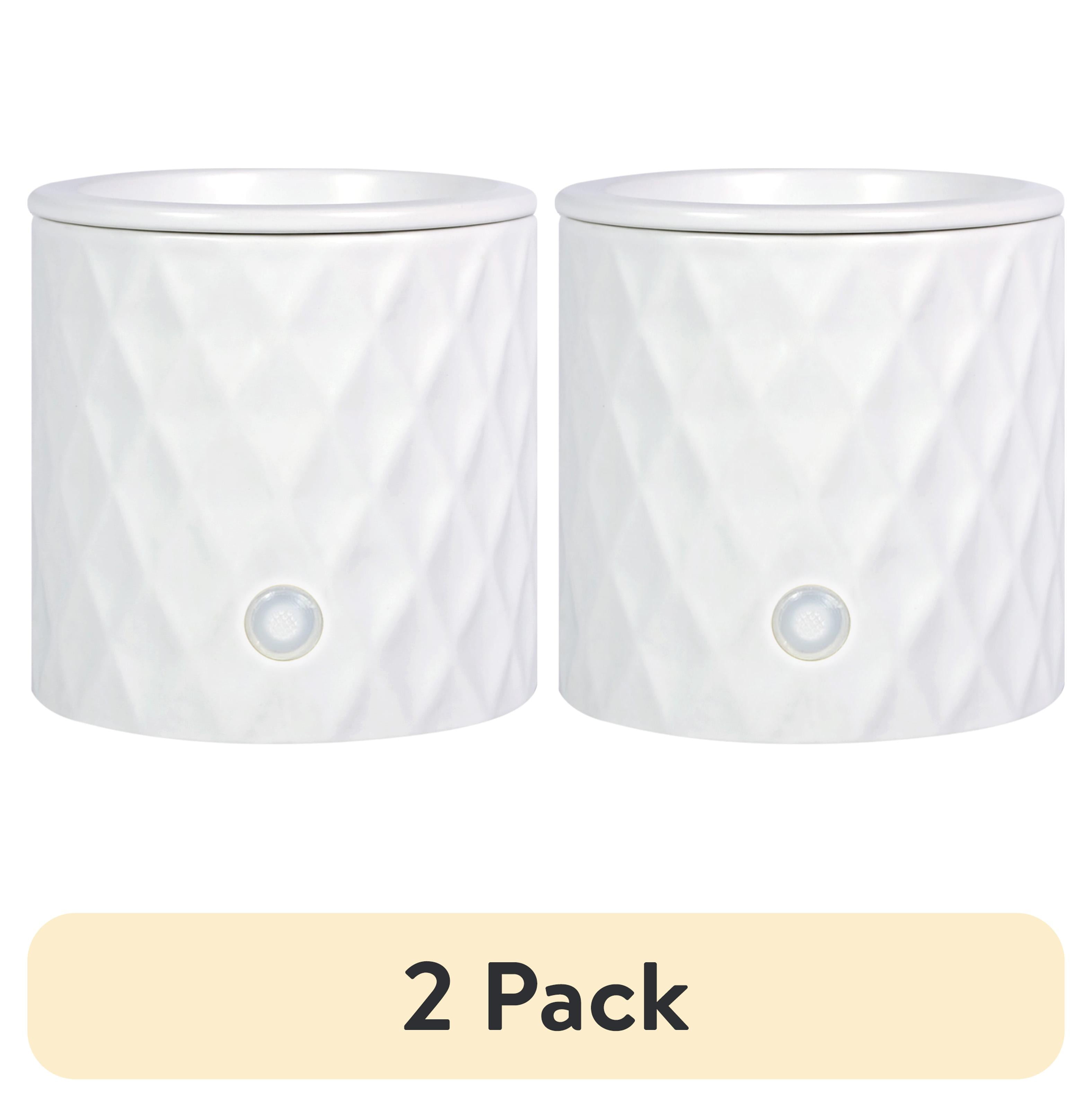 (2 pack) Mainstays Electric Diamond White Ceramic Wax Warmer, Single Pack