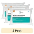 thumbnail image 1 of (2 pack) Mainstays Back & Side Sleeper Bed Pillow, Standard/Queen - Extra Firm Support (4 Pack), 1 of 9