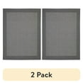 thumbnail interactive-video image 1 of (2 pack) Mainstays Farmhouse Faux Sisal Olefin Indoor Area Rug with Gray Border, 4' x 5'4", 1 of 11