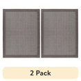thumbnail image 1 of (2 pack) Mainstays Farmhouse Faux Sisal Olefin Gray Border Indoor Large Area Rug, 9' x 12', 1 of 9