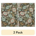 thumbnail image 1 of (2 pack) Mainstays Farmhouse Oversized Floral Gray Multicolor Indoor Living Room Area Rug, 7' x 10', 1 of 9