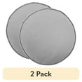 thumbnail image 1 of (2 pack) Mainstays Filmore Round Decorative Throw Pillow 16" x 16" Gray, 1 Count, Adult & Teen, 1 of 7