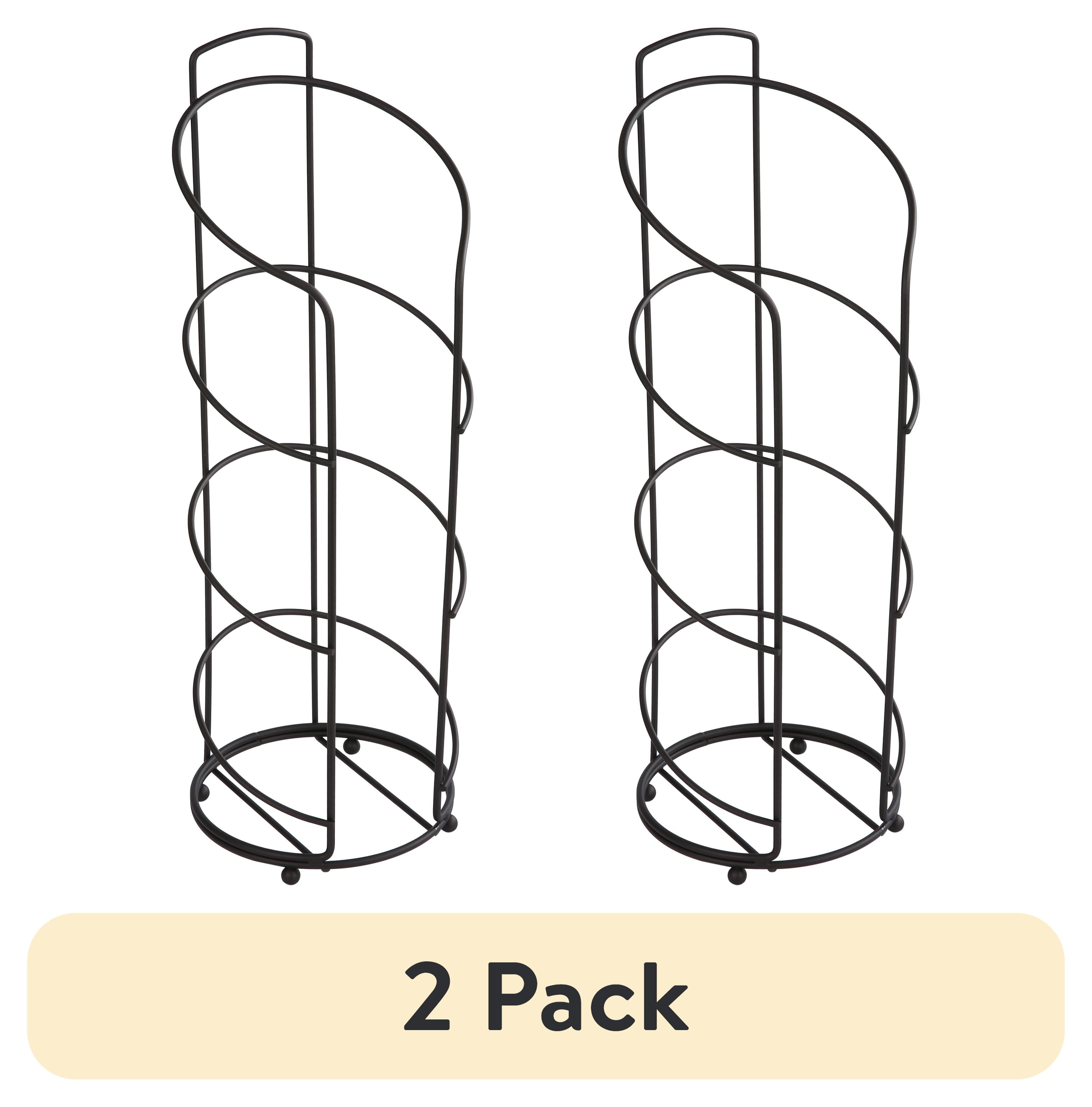 (2 pack) Mainstays Free-Standing Toilet Paper Holder, Bronze