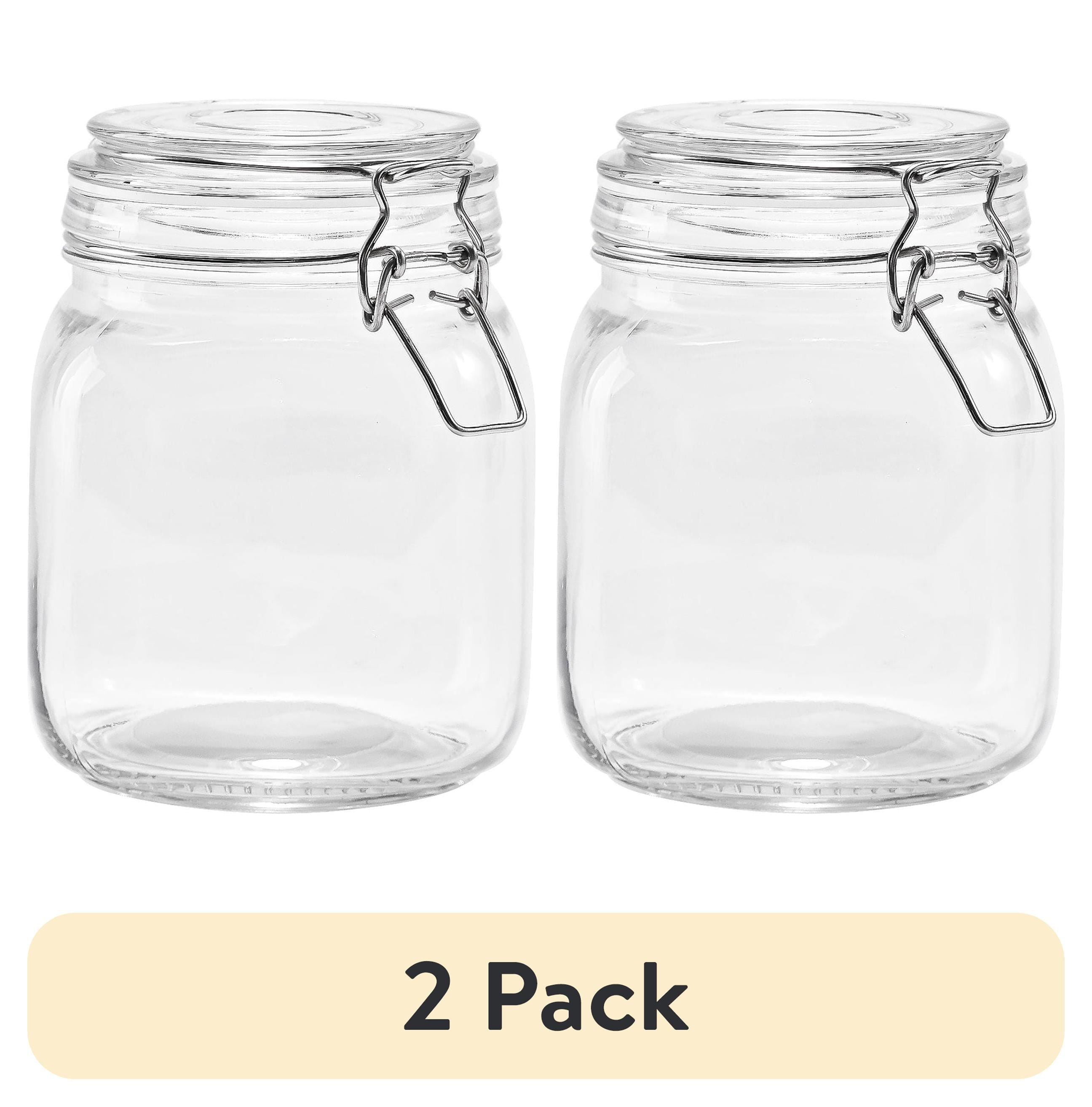 Mainstays 38 oz Glass Food Storage Ja...