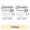 thumbnail interactive-video image 1 of (1 pack) Mainstays 9.4 oz Glass Airtight Food Storage Jar Canister with Locking Lid, Kitchen Pantry Storage Container for Spices, Seasonings and Dry Food, 1 of 9