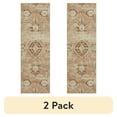 thumbnail interactive-video image 1 of (2 pack) Mainstays Global Persian Rust Polyester Indoor Hallway Runner Rug, 1'8"x5', 1 of 9