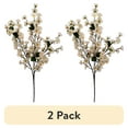 thumbnail interactive-video image 1 of (2 pack) Mainstays Indoor Artificial Cherry Blossom Stem, Pink Color, Assembled Height 25", 1 of 10