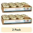 thumbnail image 1 of (2 pack) Mainstays 4 oz Mason Jars, Regular Mouth Quilted Canning Jars with Lids and Rings, 12-Pack Mini Glass Jars for Home Canning and Gifting, 1 of 12