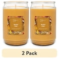 thumbnail image 1 of (2 pack) Mainstays Mulled Cider Scented Single Wick Candle, 20 oz., 1 of 7