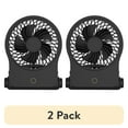 thumbnail interactive-video image 1 of (2 pack) Mainstays New 4" On-the-Go Folding Personal Fan for Stroller, Car Seat, Treadmill, Black, 1 of 11