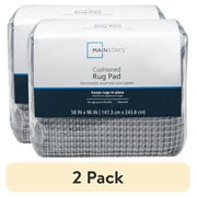 (2 pack) Mainstays Non-Skid Non-Slip Rug Pad, Gray, 5' x 8'